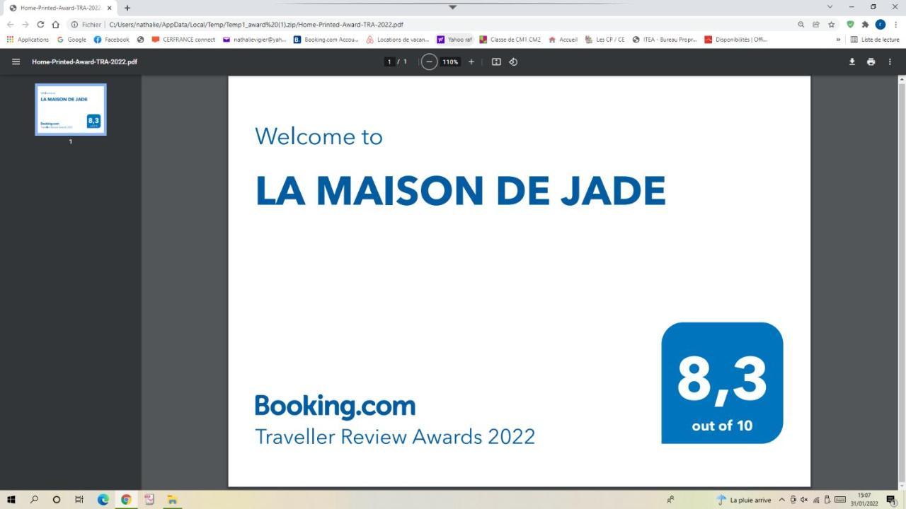 La Maison De Jade Holiday home